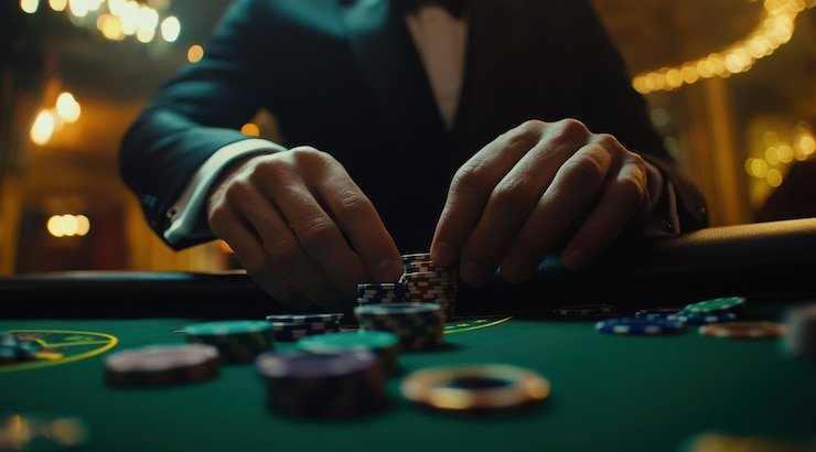 Antarmuka permainan Ganesha Gold di akun bos dengan simbol-simbol emas dan gulungan slot